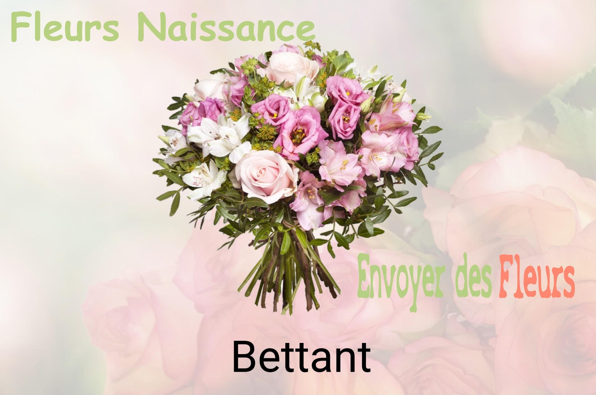 Bouquet de fleurs de naissance livré à Bettant